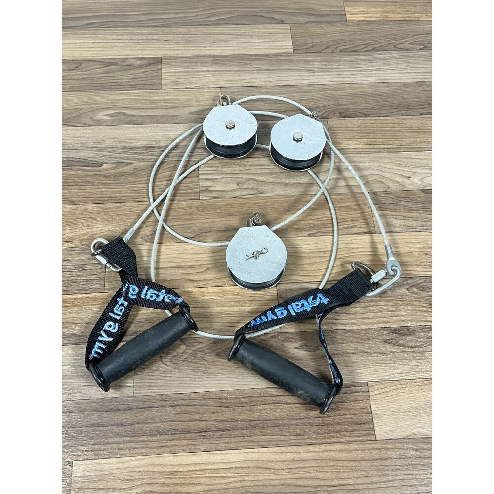 Total Gym XLS Genuine Replacement Handles And Cable / Pulley Assembly